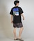 【限定】THREEWEATHER/水着 TW6S-4302「永井博コラボ」半袖 Tシャツ ラッシュガード UVカット 水陸両用 スリーウェザー メンズ ムラサキスポーツ