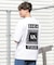 【限定】RVCA/BG041P02 半袖 Tシャツ バックプリント OE BANDANA BALANCE PATCH ルーカ メンズ ムラサキスポーツ限定