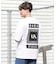 【限定】RVCA/BG041P02 半袖 Tシャツ バックプリント OE BANDANA BALANCE PATCH ルーカ メンズ ムラサキスポーツ限定