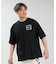 【限定】RVCA/BG041P02 半袖 Tシャツ バックプリント OE BANDANA BALANCE PATCH ルーカ メンズ ムラサキスポーツ限定