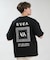 【限定】RVCA/BG041P02 半袖 Tシャツ バックプリント OE BANDANA BALANCE PATCH ルーカ メンズ ムラサキスポーツ限定