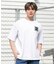 【限定】RVCA/BG041P02 半袖 Tシャツ バックプリント OE BANDANA BALANCE PATCH ルーカ メンズ ムラサキスポーツ限定