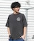 【限定】RVCA/BG041P03 半袖 Tシャツ バックプリント CIRCLE BALANCE OE ST ルーカ メンズ ムラサキスポーツ限定