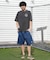 【限定】RVCA/BG041P03 半袖 Tシャツ バックプリント CIRCLE BALANCE OE ST ルーカ メンズ ムラサキスポーツ限定