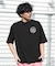 【限定】RVCA/BG041P03 半袖 Tシャツ バックプリント CIRCLE BALANCE OE ST ルーカ メンズ ムラサキスポーツ限定