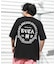 【限定】RVCA/BG041P03 半袖 Tシャツ バックプリント CIRCLE BALANCE OE ST ルーカ メンズ ムラサキスポーツ限定