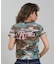 RVCA/BG043207 半袖 Tシャツ バックプリント CORRAL SS BABY TEE ルーカ レディース ムラサキスポーツ