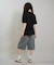 RVCA/BG043215 半袖 Tシャツ ルーズフィット ロゴ SOUVENIR LOGO LOOSE FIT T ルーカ レディース ムラサキスポーツ