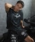 RVCA/BG04A221 速乾 軽量 ストレッチ 半袖 Tシャツ バックプリント AVALANCHE RVCA VENT SS ルーカ メンズ ムラサキスポーツ