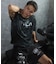RVCA/BG04A221 速乾 軽量 ストレッチ 半袖 Tシャツ バックプリント AVALANCHE RVCA VENT SS ルーカ メンズ ムラサキスポーツ