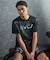 RVCA/BG04A221 速乾 軽量 ストレッチ 半袖 Tシャツ バックプリント AVALANCHE RVCA VENT SS ルーカ メンズ ムラサキスポーツ