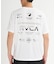 RVCA/BG04A222 速乾 軽量 ストレッチ セットアップ対応 半袖 Tシャツ バックプリント SPIRIT ALL OVER ルーカ メンズ ムラサキスポーツ
