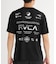 RVCA/BG04A222 速乾 軽量 ストレッチ セットアップ対応 半袖 Tシャツ バックプリント SPIRIT ALL OVER ルーカ メンズ ムラサキスポーツ