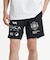 RVCA/BG04A606 ショートパンツ ストレッチ ウエストゴム SPIRIT ALL OVER SPORTS SHORTS ルーカ メンズ ムラサキスポーツ