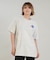 RVCA/BG04C211 半袖 Tシャツ バックプリント ルーズフィット PEACE GOOD DAY LOSE FIT T ルーカ レディース ムラサキスポーツ