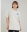 RVCA/BG04C211 半袖 Tシャツ バックプリント ルーズフィット PEACE GOOD DAY LOSE FIT T ルーカ レディース ムラサキスポーツ
