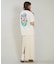 RVCA/BG04C211 半袖 Tシャツ バックプリント ルーズフィット PEACE GOOD DAY LOSE FIT T ルーカ レディース ムラサキスポーツ