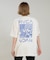 RVCA/BG04C212 半袖 Tシャツ バックプリント ルーズフィット SUN TIDES ICON LOSE FIT ルーカ レディース ムラサキスポーツ