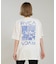 RVCA/BG04C212 半袖 Tシャツ バックプリント ルーズフィット SUN TIDES ICON LOSE FIT ルーカ レディース ムラサキスポーツ