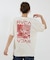 RVCA/BG04C212 半袖 Tシャツ バックプリント ルーズフィット SUN TIDES ICON LOSE FIT ルーカ レディース ムラサキスポーツ