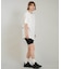 RVCA/BG04C212 半袖 Tシャツ バックプリント ルーズフィット SUN TIDES ICON LOSE FIT ルーカ レディース ムラサキスポーツ