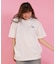 RVCA/BG04C213 半袖 Tシャツ バックプリント ルーズフィット FOIL PRINT LOSE FIT TEE ルーカ レディース ムラサキスポーツ