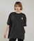 RVCA/BG04C213 半袖 Tシャツ バックプリント ルーズフィット FOIL PRINT LOSE FIT TEE ルーカ レディース ムラサキスポーツ