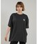 RVCA/BG04C213 半袖 Tシャツ バックプリント ルーズフィット FOIL PRINT LOSE FIT TEE ルーカ レディース ムラサキスポーツ