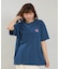 RVCA/BG04C213 半袖 Tシャツ バックプリント ルーズフィット FOIL PRINT LOSE FIT TEE ルーカ レディース ムラサキスポーツ