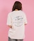 RVCA/BG04C213 半袖 Tシャツ バックプリント ルーズフィット FOIL PRINT LOSE FIT TEE ルーカ レディース ムラサキスポーツ