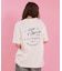 RVCA/BG04C213 半袖 Tシャツ バックプリント ルーズフィット FOIL PRINT LOSE FIT TEE ルーカ レディース ムラサキスポーツ