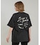 RVCA/BG04C213 半袖 Tシャツ バックプリント ルーズフィット FOIL PRINT LOSE FIT TEE ルーカ レディース ムラサキスポーツ