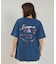 RVCA/BG04C213 半袖 Tシャツ バックプリント ルーズフィット FOIL PRINT LOSE FIT TEE ルーカ レディース ムラサキスポーツ