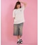 RVCA/BG04C213 半袖 Tシャツ バックプリント ルーズフィット FOIL PRINT LOSE FIT TEE ルーカ レディース ムラサキスポーツ