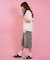 RVCA/BG04C213 半袖 Tシャツ バックプリント ルーズフィット FOIL PRINT LOSE FIT TEE ルーカ レディース ムラサキスポーツ