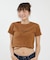 RVCA/BG04C214 半袖 Tシャツ クロップド丈 ショート丈 BIRD OF PREY CROPPED MINI ルーカ レディース ムラサキスポーツ
