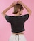 RVCA/BG04C214 半袖 Tシャツ クロップド丈 ショート丈 BIRD OF PREY CROPPED MINI ルーカ レディース ムラサキスポーツ