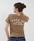 RVCA/BG04C217 半袖 Tシャツ クロップド丈 ショート丈 GOING NOWHERE BABY FIT ルーカ レディース ムラサキスポーツ