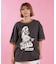 RVCA/BG04C218 半袖 Tシャツ オーバーサイズ HULA RINGER BAGGIE TEE ルーカ レディース ムラサキスポーツ