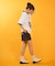 RVCA/BG04C218 半袖 Tシャツ オーバーサイズ HULA RINGER BAGGIE TEE ルーカ レディース ムラサキスポーツ