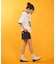 RVCA/BG04C218 半袖 Tシャツ オーバーサイズ HULA RINGER BAGGIE TEE ルーカ レディース ムラサキスポーツ