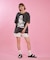 RVCA/BG04C218 半袖 Tシャツ オーバーサイズ HULA RINGER BAGGIE TEE ルーカ レディース ムラサキスポーツ
