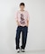 RVCA/BG04C218 半袖 Tシャツ オーバーサイズ HULA RINGER BAGGIE TEE ルーカ レディース ムラサキスポーツ