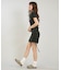 RVCA/BG04C365 ワンピース ミニ丈 HEX HAWAII TEE OP  ルーカ レディース ムラサキスポーツ