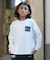 RVCA/キッズ BG046050 長袖 Tシャツ ロンT 子供服 バンダナロゴ バックプリント ルーカ 男の子 女の子 ムラサキスポーツ
