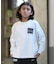 RVCA/キッズ BG046050 長袖 Tシャツ ロンT 子供服 バンダナロゴ バックプリント ルーカ 男の子 女の子 ムラサキスポーツ