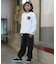 RVCA/キッズ BG046050 長袖 Tシャツ ロンT 子供服 バンダナロゴ バックプリント ルーカ 男の子 女の子 ムラサキスポーツ