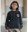 RVCA/キッズ BG046050 長袖 Tシャツ ロンT 子供服 バンダナロゴ バックプリント ルーカ 男の子 女の子 ムラサキスポーツ