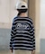 ROXY/キッズ TLT264110 長袖 Tシャツ ロンT ロゴ バックプリント ボーダー柄 ヴィンテージライク 子供服 ロキシー 女の子 ムラサキスポーツ