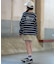 ROXY/キッズ TLT264110 長袖 Tシャツ ロンT ロゴ バックプリント ボーダー柄 ヴィンテージライク 子供服 ロキシー 女の子 ムラサキスポーツ
